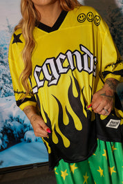 We are Legends Yellow Flame Jersey