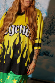 We are Legends Yellow Flame Jersey