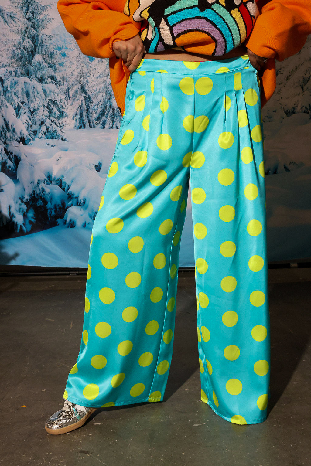 Spotlight Wide-Leg Trousers