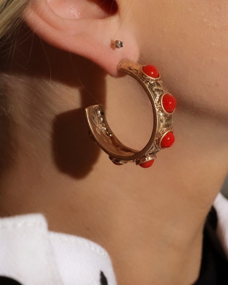 Hotline Hoop Earring