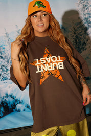 Burnt Toast Camo Star Premium Graphic Tee (Screen Print // Front + Back))