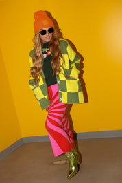 I'm Spiraling Midi Skirt