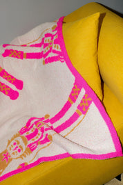 Sugarplum Pink Nutcracker Blanket