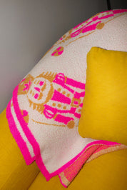 Sugarplum Pink Nutcracker Blanket