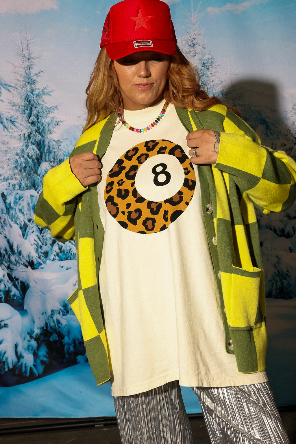 Fierce 8 Ball Cream Premium Graphic Tee (Screen Print)