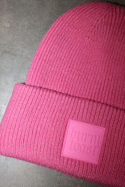 Bubblegum Pink Burnt Toast Beanie