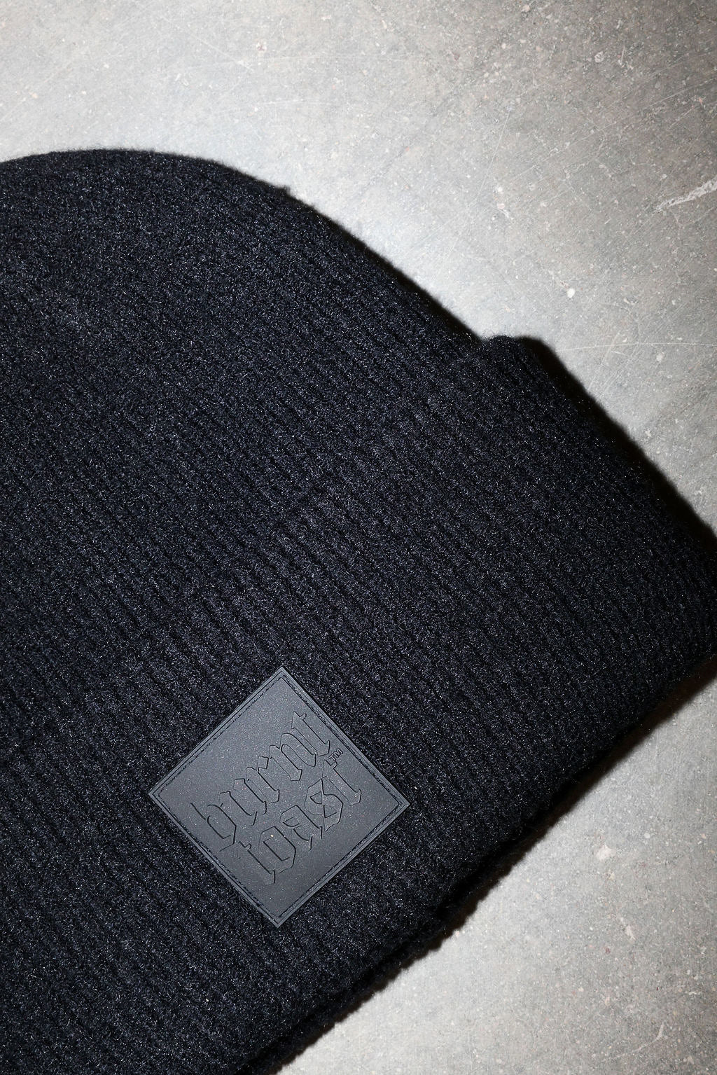 Charcoal Black Burnt Toast Beanie