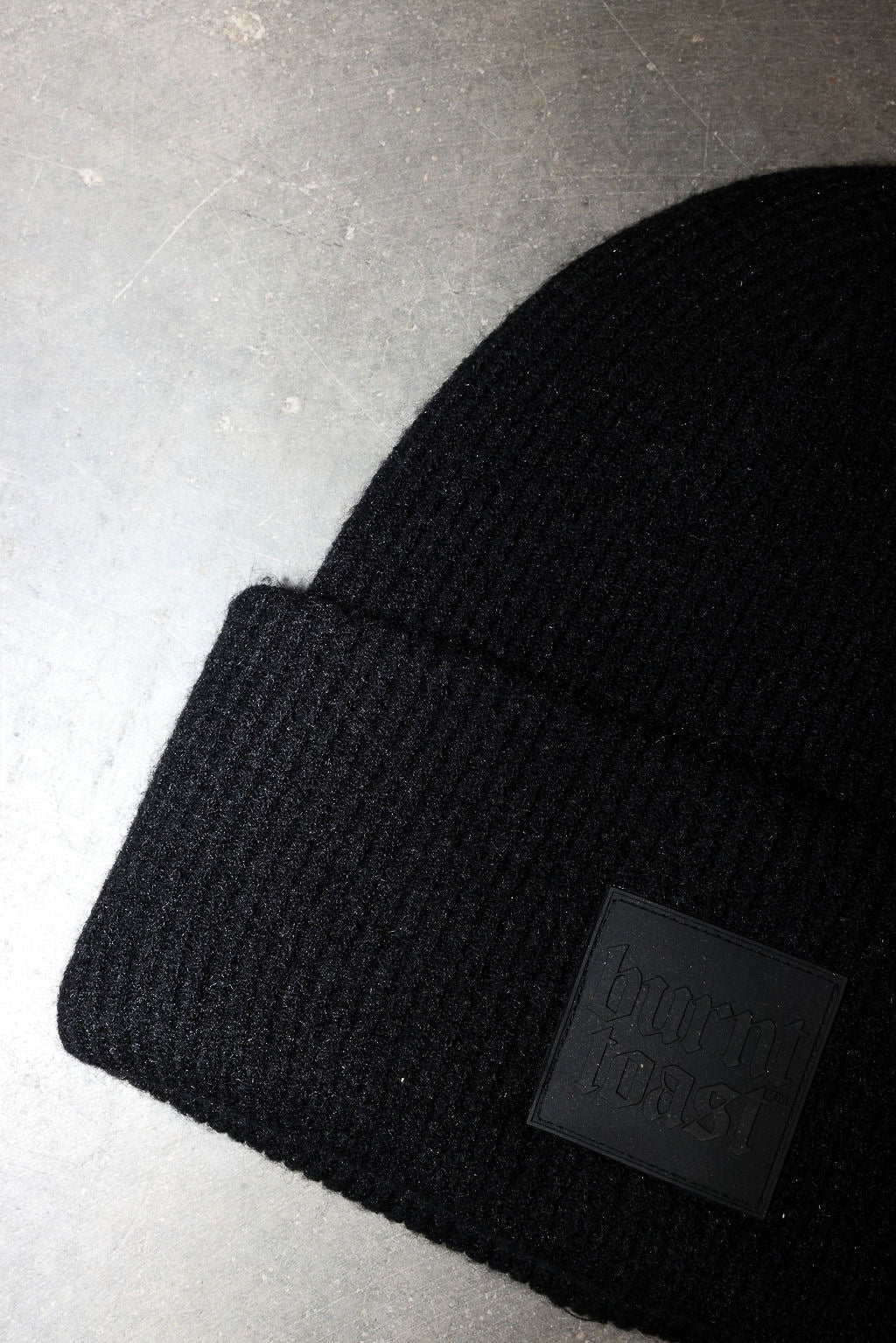Charcoal Black Burnt Toast Beanie