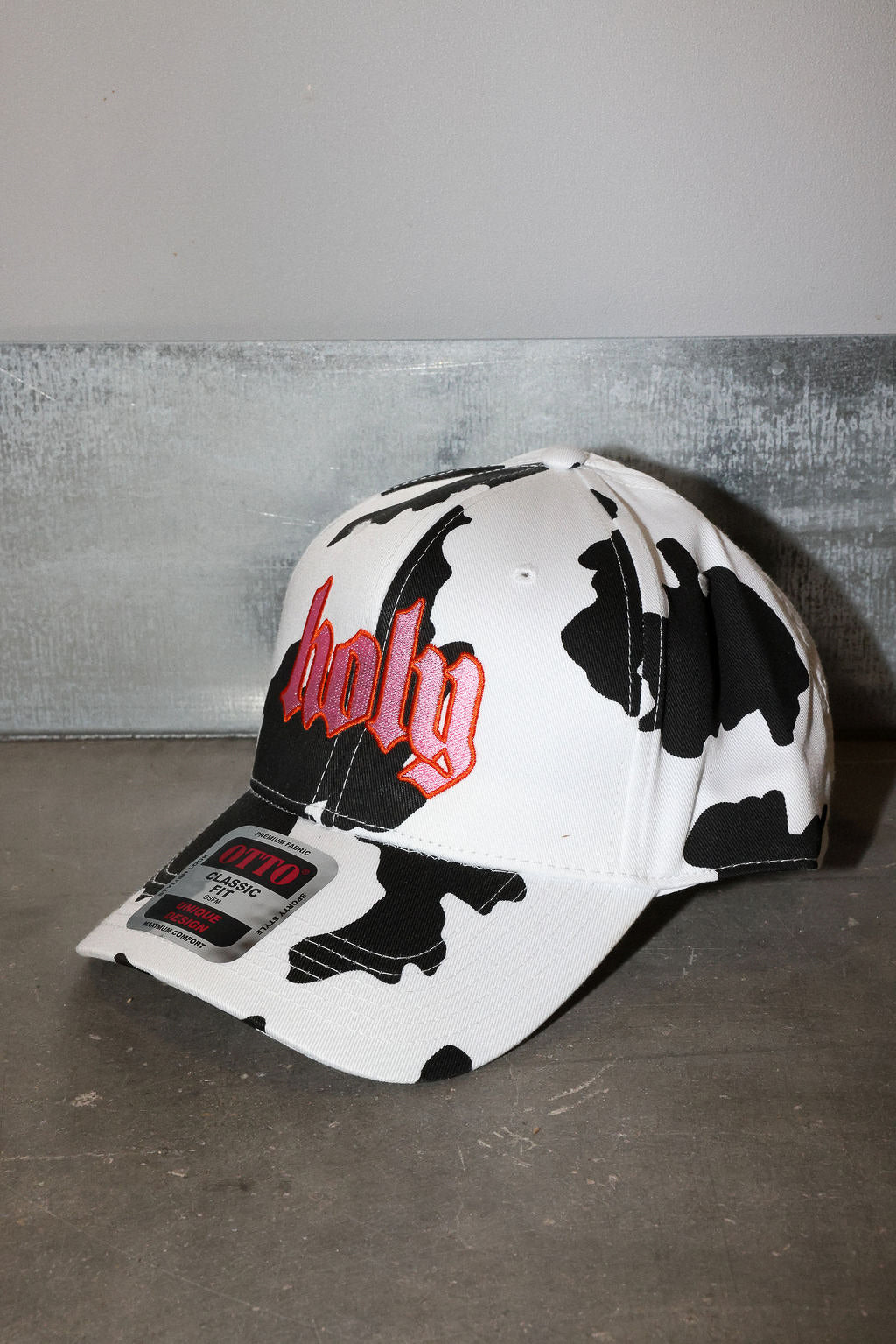 Holy Cow Embroidered Trucker Hat