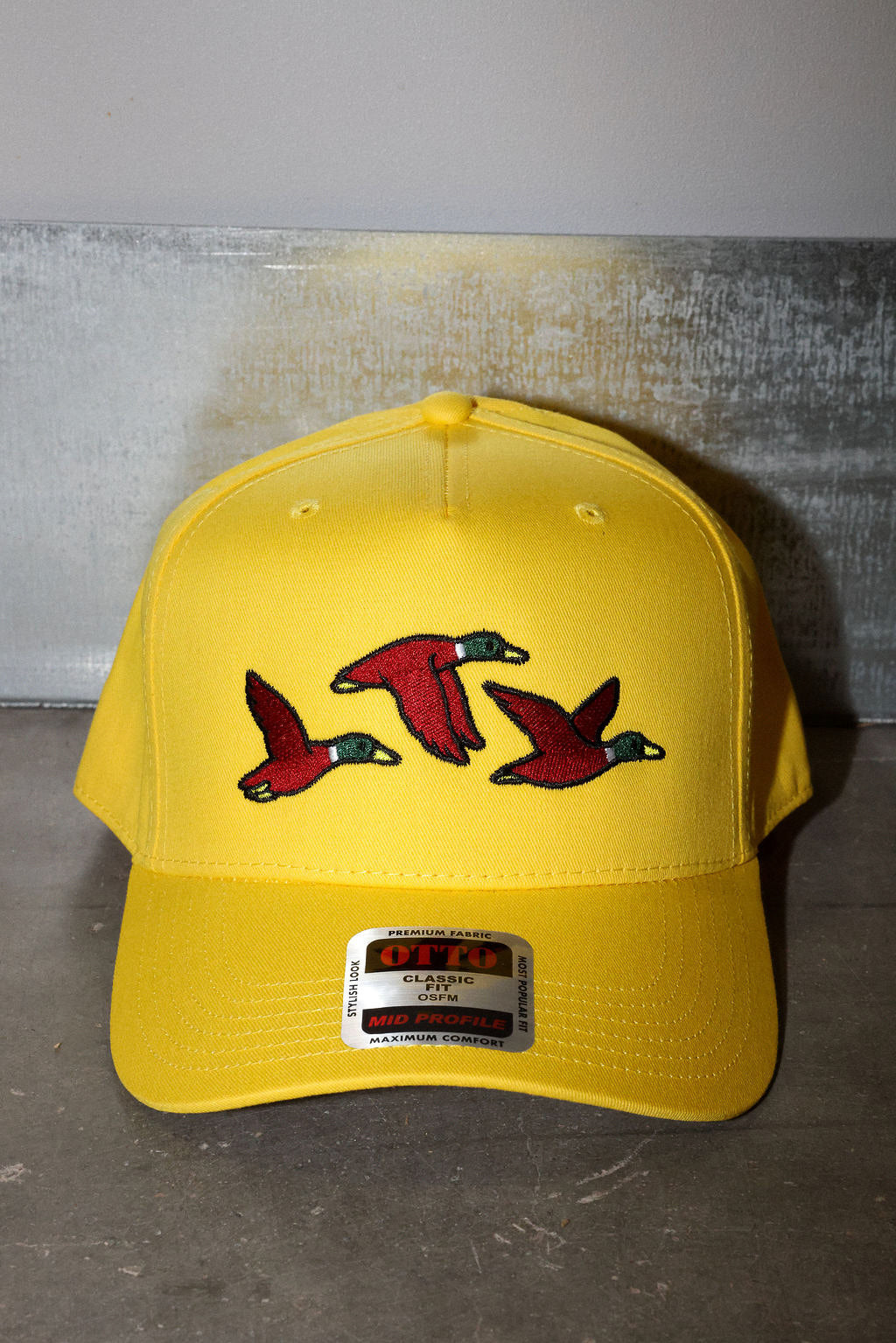 Yellow Duck Embroidered Trucker Hat