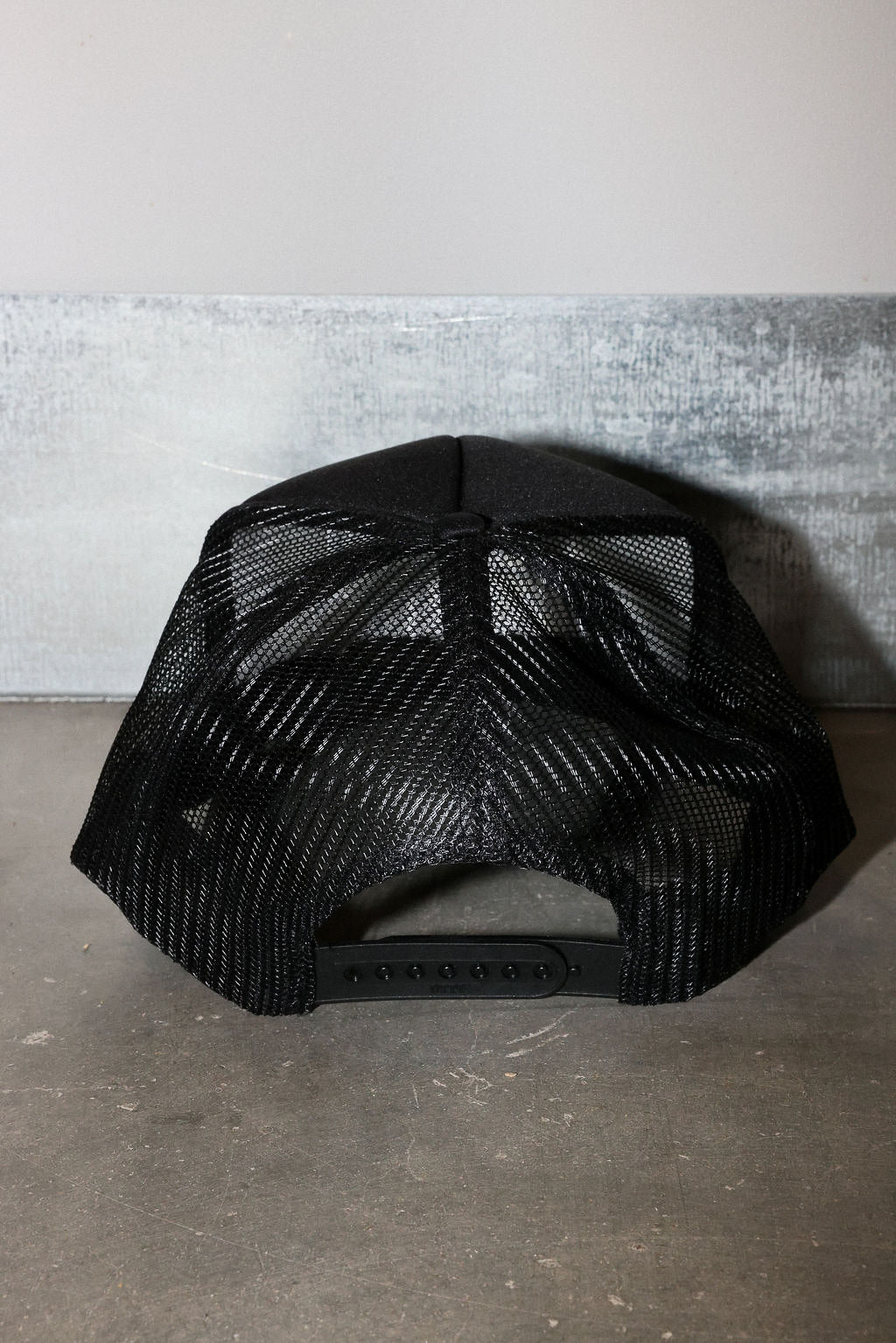 Burnt Toast Upside Down Black Embroidered Trucker Hat