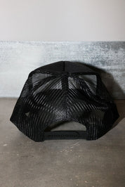 Burnt Toast Upside Down Black Embroidered Trucker Hat