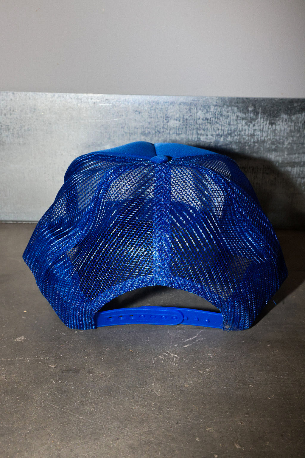 Mother Blue Embroidered Trucker Hat