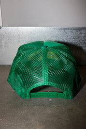 It's Not Clocking Green Embroidered Trucker Hat