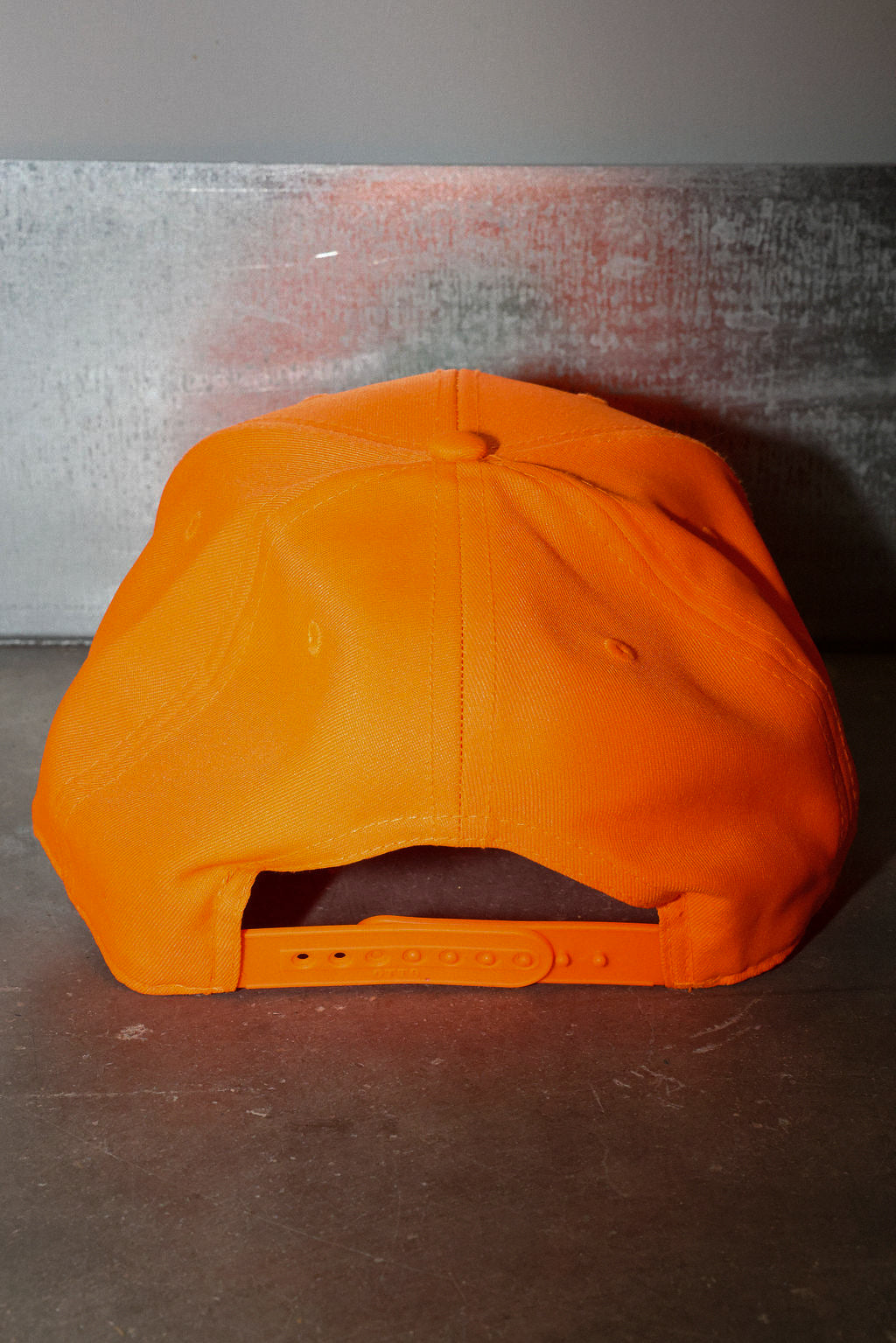 Orange Croc Camo Embroidered Trucker Hat