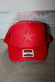 Holiday Heatwave Red Embroidered Trucker Hat