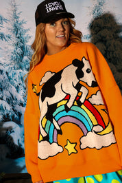 Living the Dream Boxy Knit Sweater