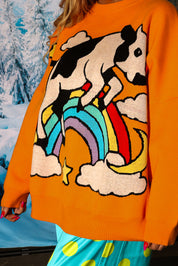 Living the Dream Boxy Knit Sweater