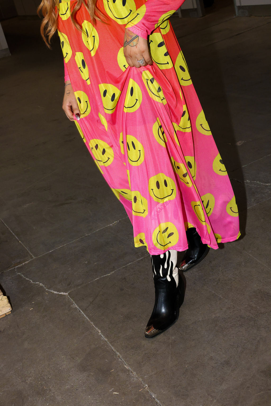 Having the Most Fun Mesh Dress