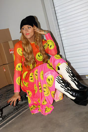 Having the Most Fun Mesh Dress