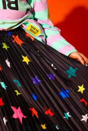 Stars Are Blind Pleated Maxi Skirt