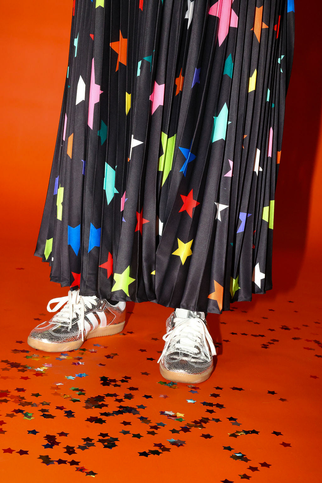 Stars Are Blind Pleated Maxi Skirt