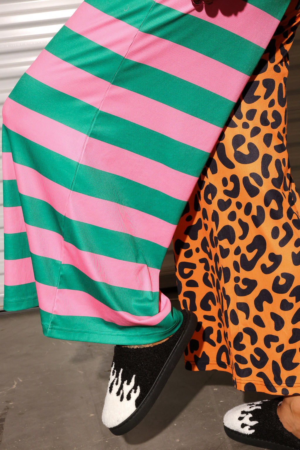 Party Animal Half & Half Cropped Pants