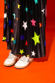 Stars Are Blind Pleated Maxi Skirt