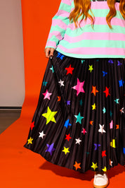 Stars Are Blind Pleated Maxi Skirt