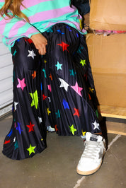 Stars Are Blind Pleated Maxi Skirt