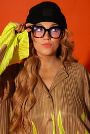 Charcoal Black Burnt Toast Beanie