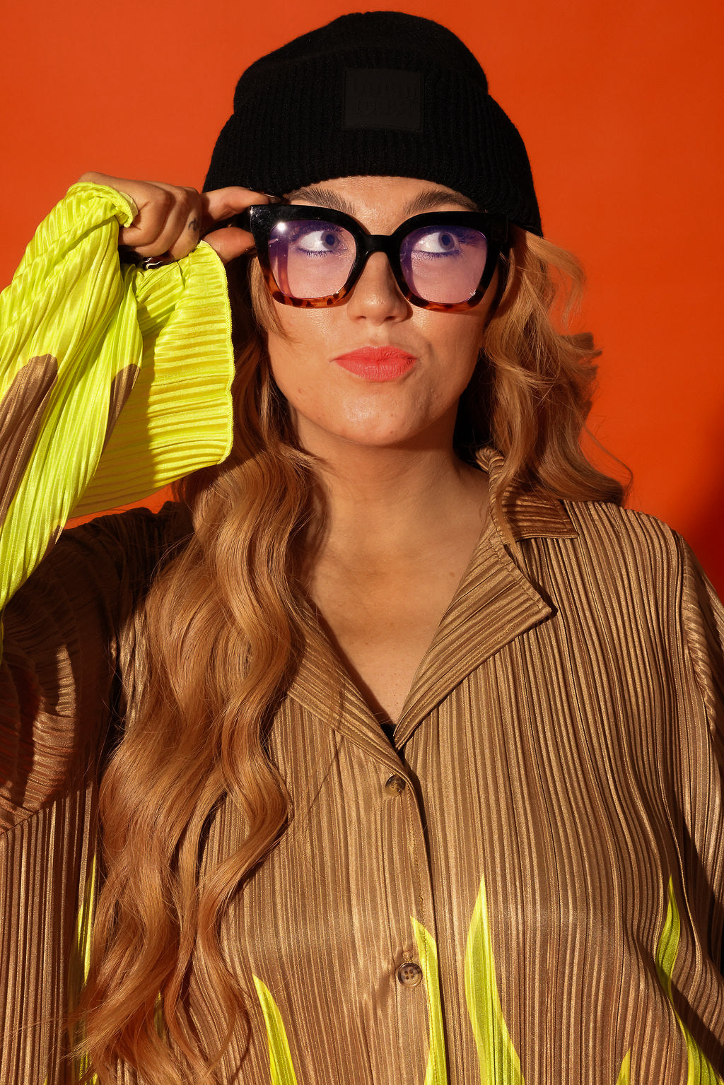 Burn Baby Burn Plisse Set