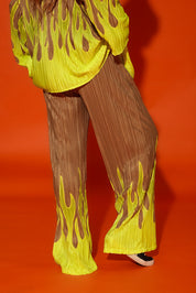 Burn Baby Burn Plisse Set