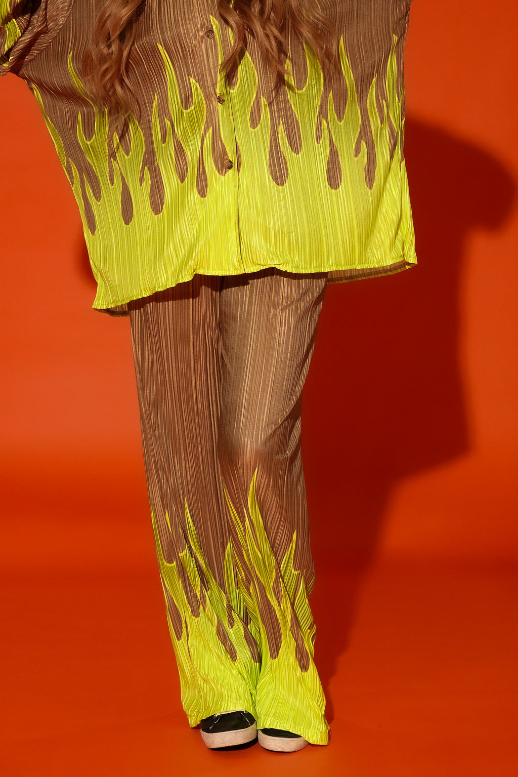 Burn Baby Burn Plisse Set