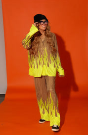 Burn Baby Burn Plisse Set