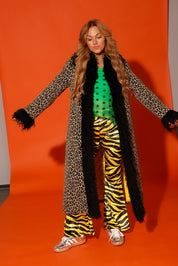 ** PRE-ORDER: ships by 12/22 ** We Ride at Dawn Inlined Faux Fur Duster