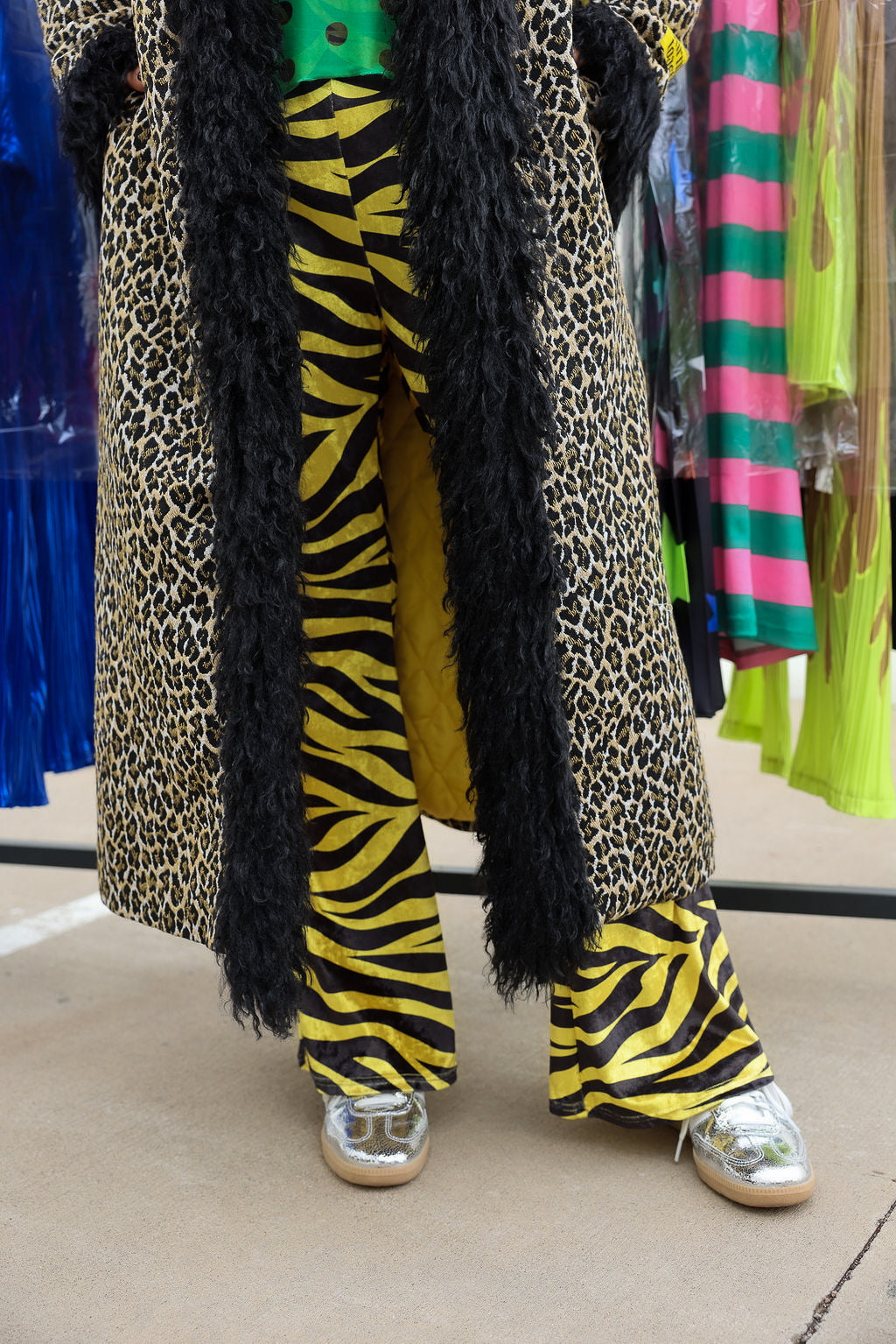 ** PRE-ORDER: ships by 12/15 ** Disco Danger Flared Velvet Pants