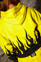 ** PRE-ORDER: ships by 1/19 ** Burnt Toast Original Fleece Hooded Sweatshirt (Yellow/Black)
