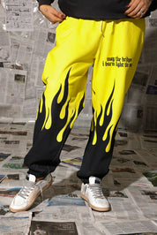 ** PRE-ORDER: ships by 1/19 ** Burnt Toast Original Fleece Jogger Pants (Yellow/Black)