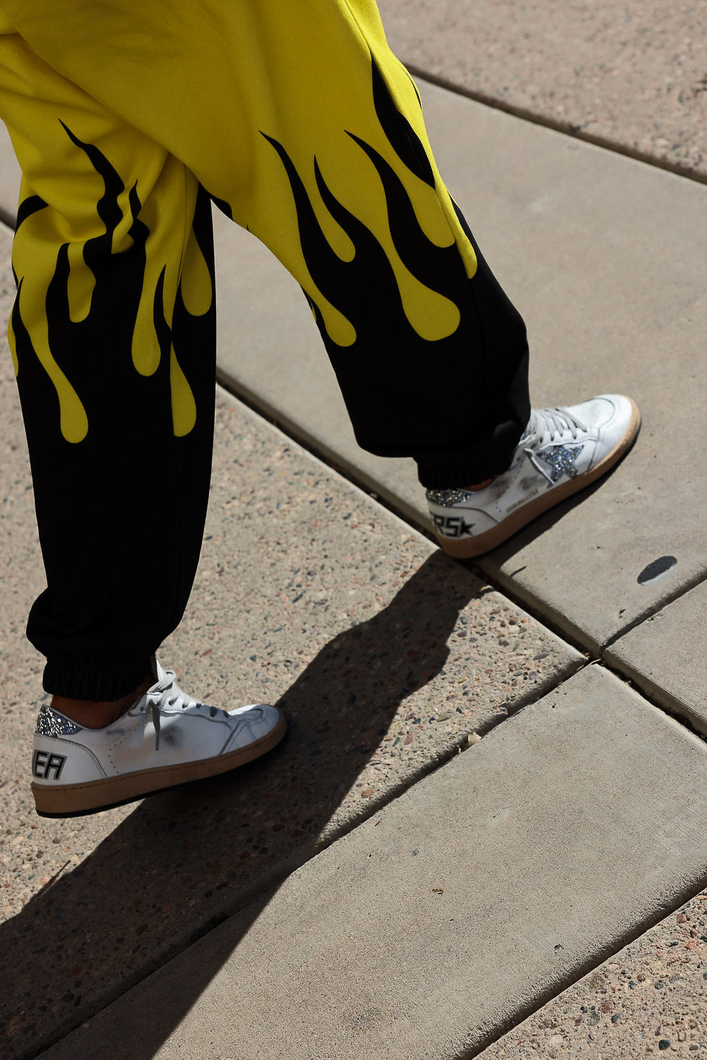 ** PRE-ORDER: ships by 1/19 ** Burnt Toast Original Fleece Jogger Pants (Yellow/Black)