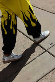** PRE-ORDER: ships by 1/19 ** Burnt Toast Original Fleece Jogger Pants (Yellow/Black)