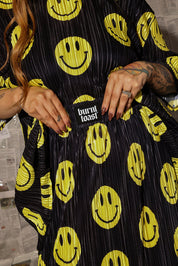 Smile Back Plisse Maxi Skirt Set