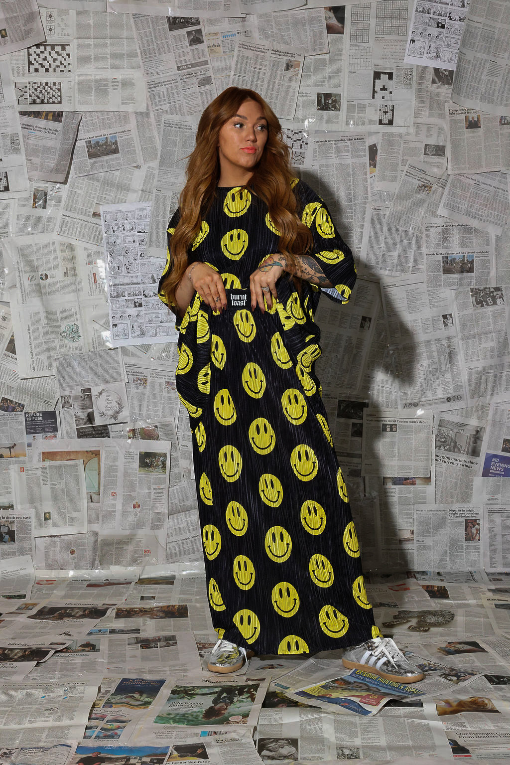 Smile Back Plisse Maxi Skirt Set