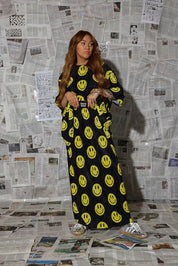 Smile Back Plisse Maxi Skirt Set