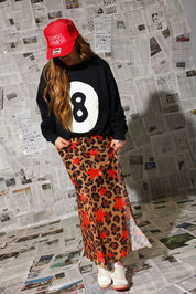 8 Ball No Hard Feelings Black Crew Neck (Screen Print // Front + Back) **RESTOCKED**