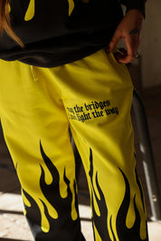 ** PRE-ORDER: ships by 1/19 ** Burnt Toast Original Fleece Hooded Sweatshirt (Yellow/Black)