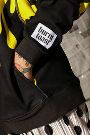 ** PRE-ORDER: ships by 1/19 ** Burnt Toast Original Fleece Hooded Sweatshirt (Yellow/Black)