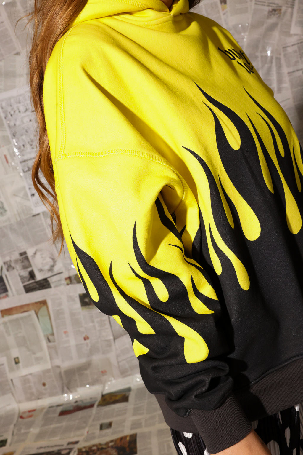 ** PRE-ORDER: ships by 1/19 ** Burnt Toast Original Fleece Hooded Sweatshirt (Yellow/Black)