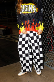 Fast Lane Wide-Leg Pants