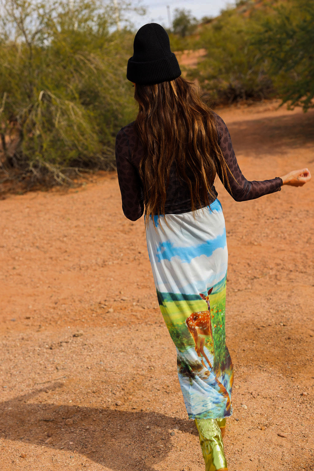 That's Cute Doe Mesh Skirt